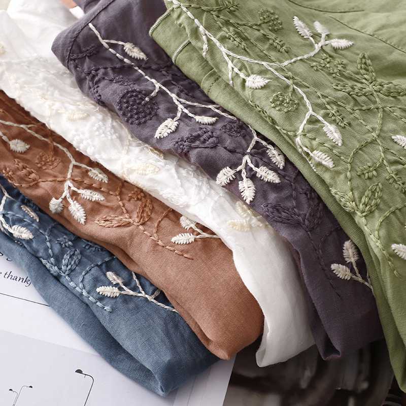 Laurienne™ | Blouse Brodée Boutonnée