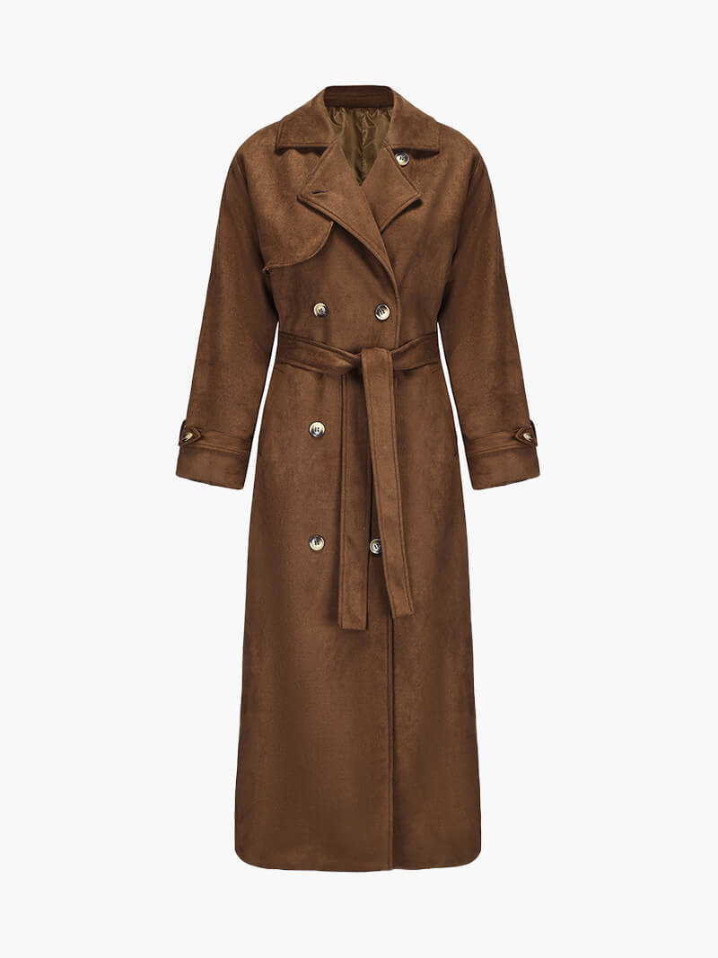 Laurienne™ | Trench en suédine Molly