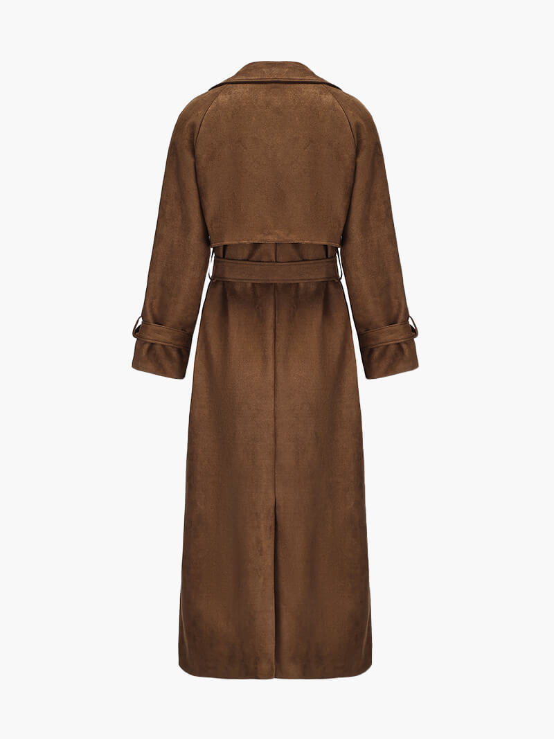 Laurienne™ | Trench en suédine Molly