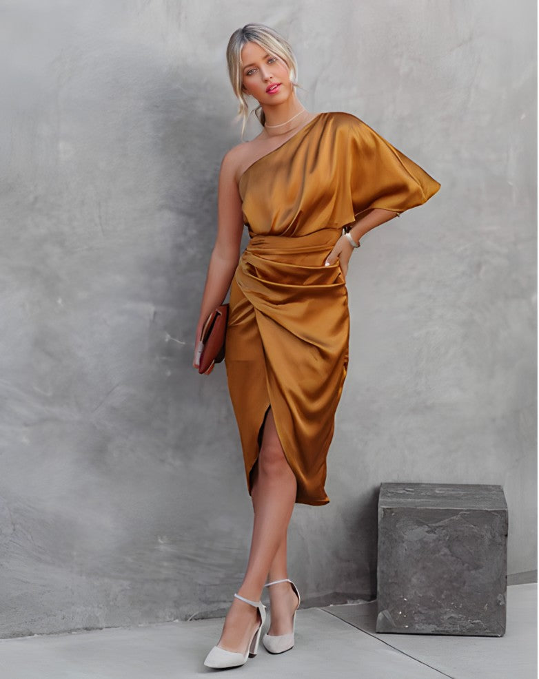 Ella™ | Robe de Soirée en Soie Élégante
