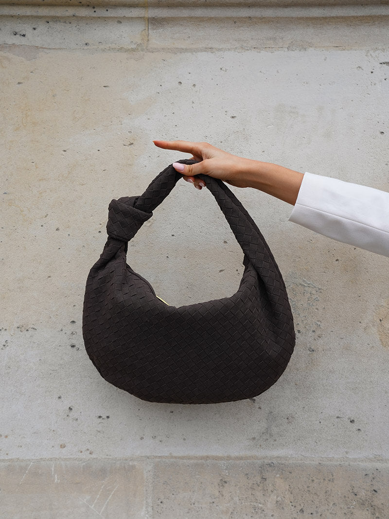 Laurienne™ | Sac en daim tissé