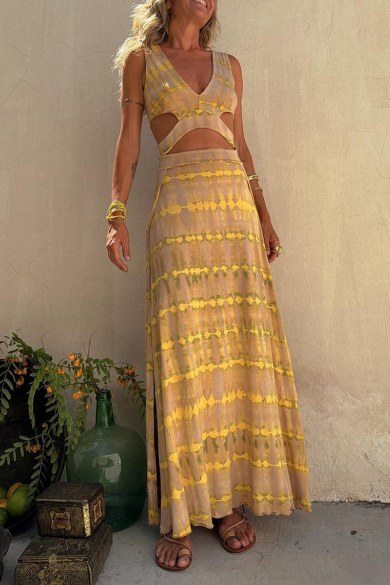 Dixie™ | Robe Maxi Chic avec Détails Cut-Out