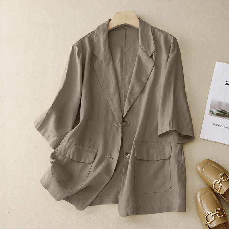Laurienne™ | Blazer Lin Léger