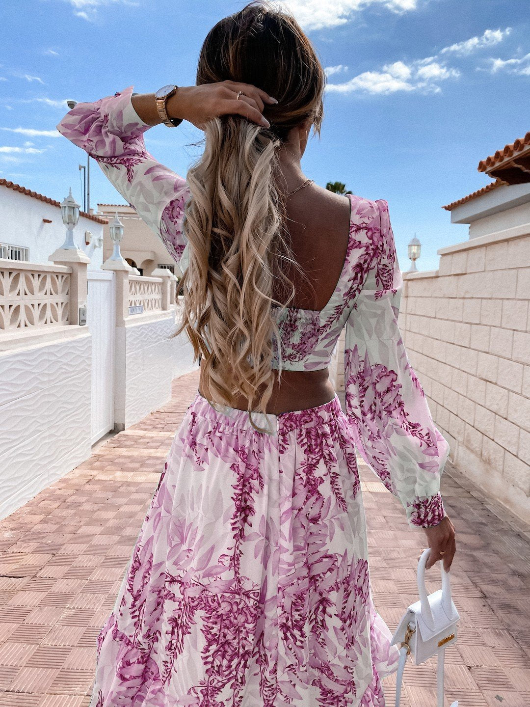 Alazne™ | Robe Maxi Élégante avec Découpes Raffinées