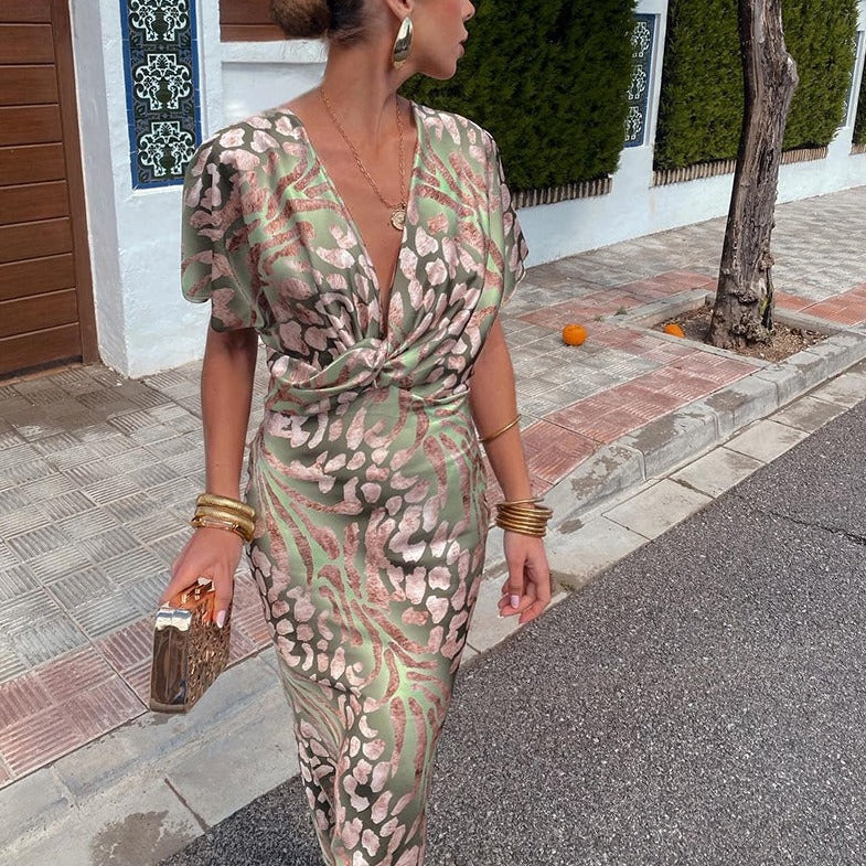 Cecily™ | Robe maxi en velours luxueux
