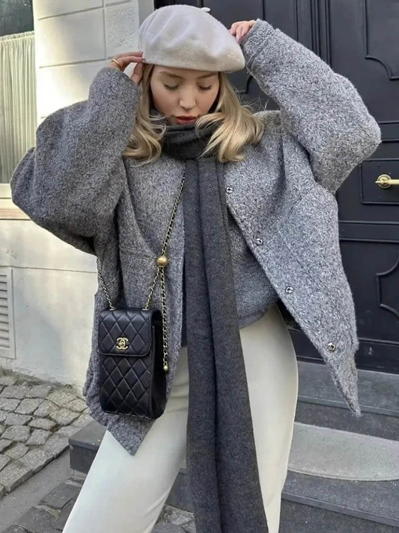 Laurienne™ | Veste Bomber Élégante