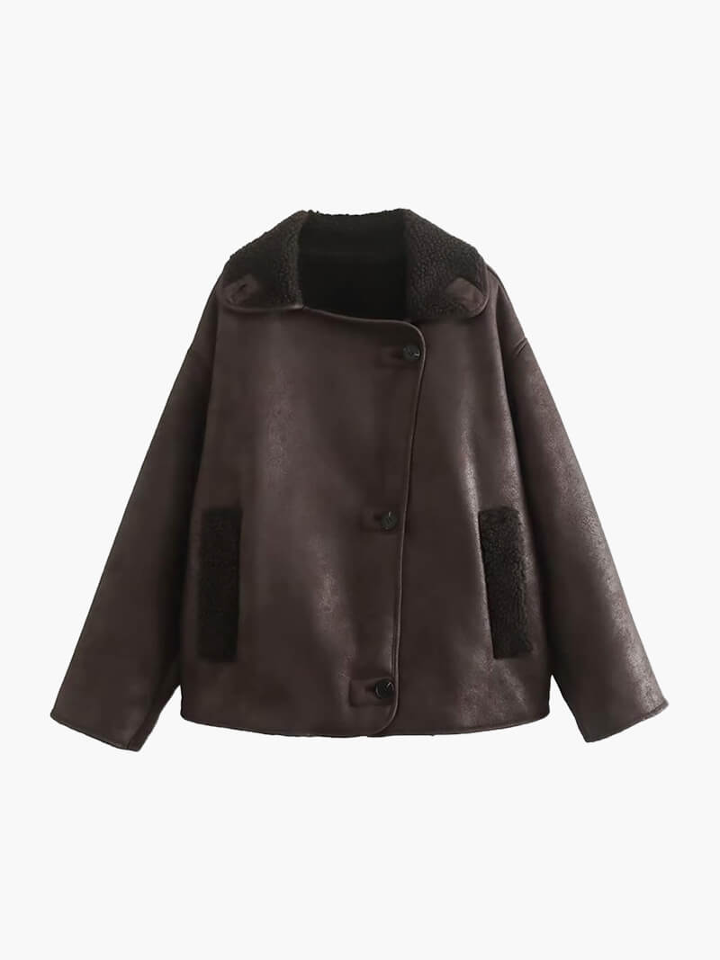 Laurienne™ | Veste Laila en Similicuir