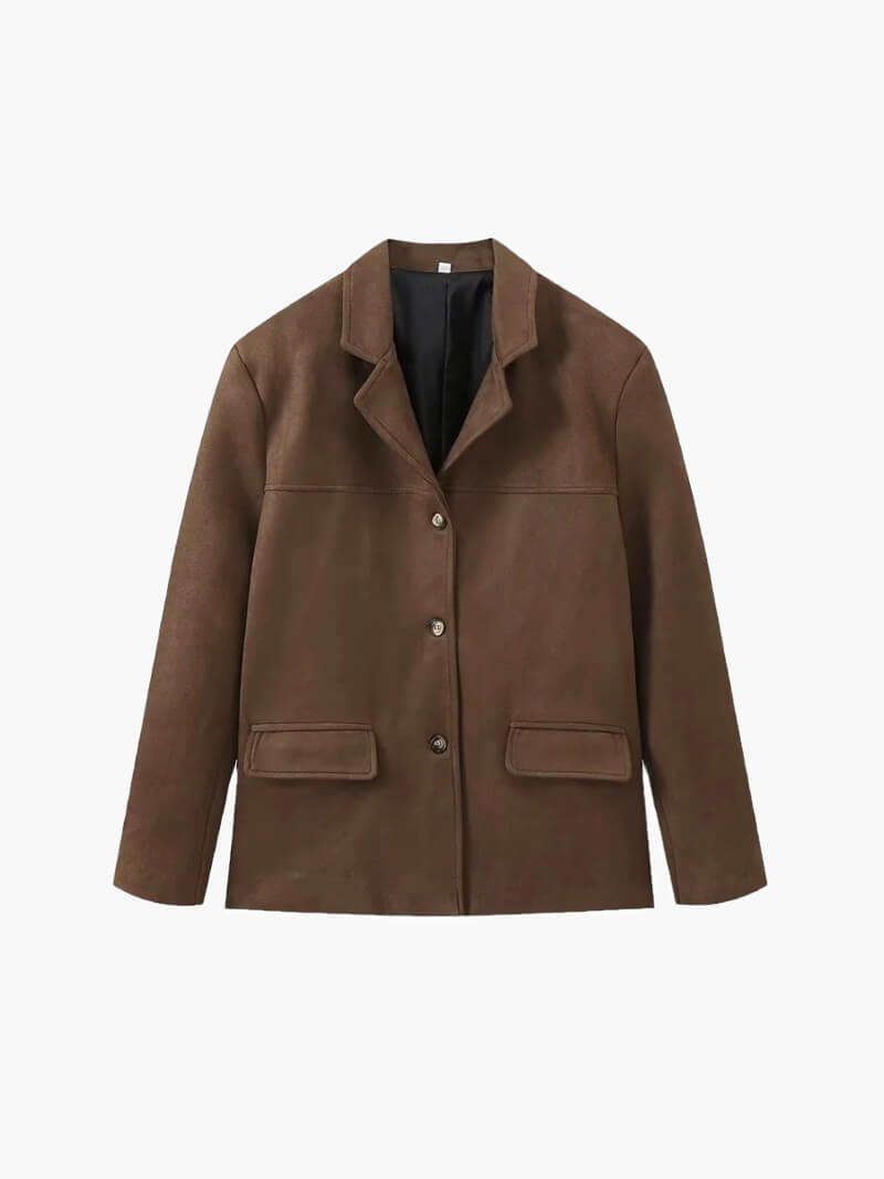 Laurienne™ | Veste Matilda en daim