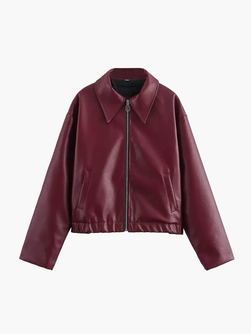 Laurienne™ | Veste en cuir Romy